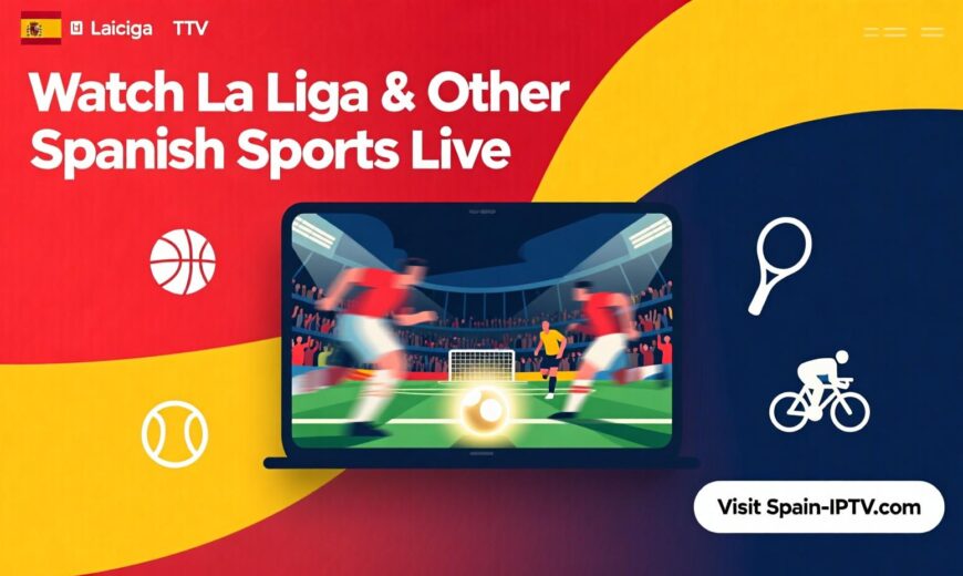 A vibrant image showcasing a fast-paced La Liga football match with cheering fans.