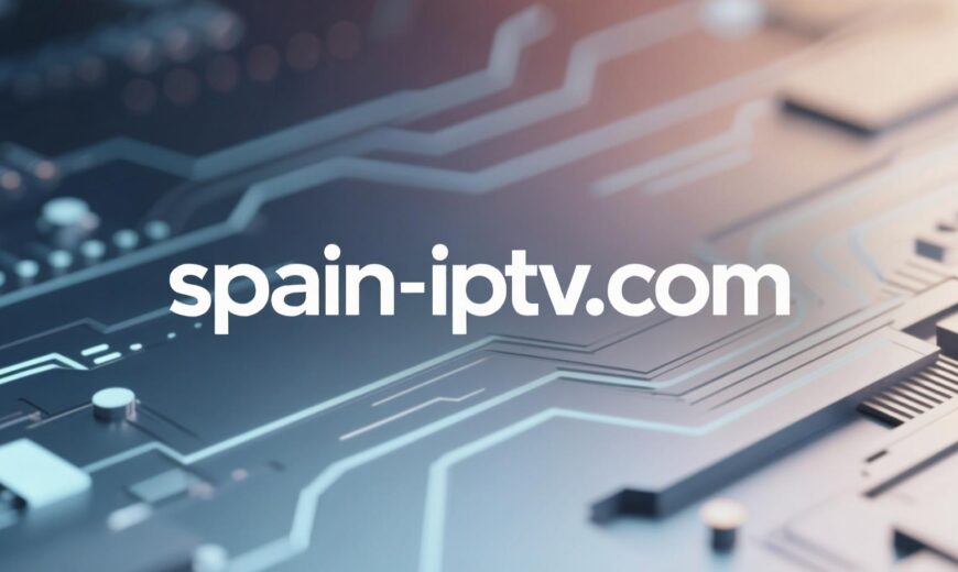 Happy family enjoying high-quality streaming on their smart TV with Spain IPTV.